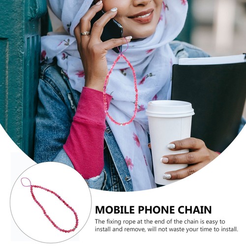 Téléphone Cordon De Perles Perlé Téléphone Charmes Téléphone Lanière - Zdjęcie 2 z 12