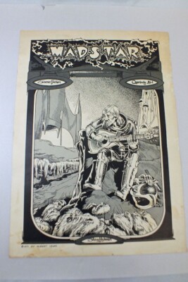 Vtg 1971 Madstar Science Fiction Comic Poster Cover Art Robert Lewis 20 x 14