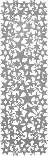 St Helens Rectangular Felt Table Runner with Openwork Star and Snowflake Design - Picture 5 of 12