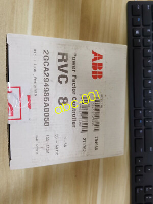 1PCS New ABB RVC-8  RVC8-1/5A Power Factor Controller In Box Brand