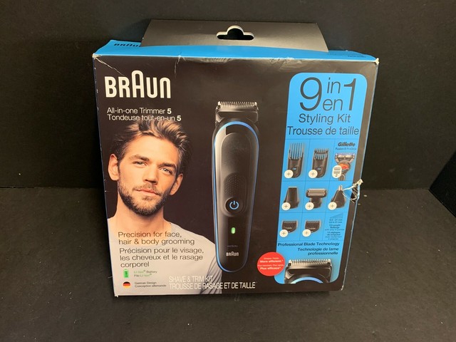 braun beard trimmer and hair clipper kit