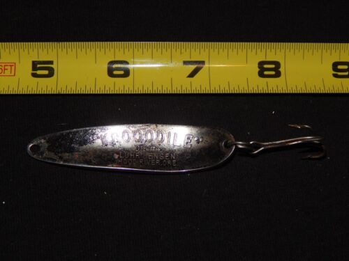 Luhr Jensen Krocodile Die #4 Spoon 2 3/4" Vintage Fishing Lure - Picture 2 of 3