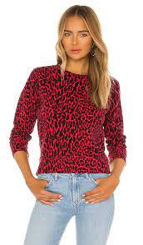 Mother leopard sweatshirt discount