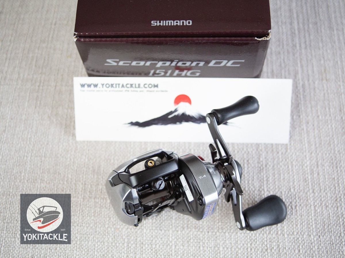 Shimano 21 Scorpion DC 151HG LEFT Baitcasting Reel Shipping from