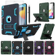 For iPad 10th 9th 8th 7th Gen Case Heavy Duty Shockproof Cover Screen Protector