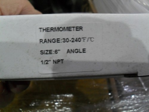Termómetro Blue Ribbon BRHW5A-240 30 a 240°F - Imagen 3 de 4