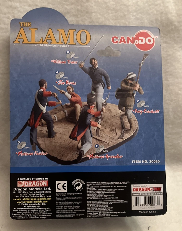 Figura Histórica CAN.DO El Álamo FUSILERO MEXICANO 1:24 - Modelos Dragón��NUEVO 💥 Foto 3 de 3