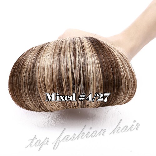 Clip in Human Hair Extensions Full Head 100% Real Remy Hair 24" 8PCS Long Ombre - Picture 27 of 103