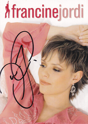 Autogramm - Francine Jordi