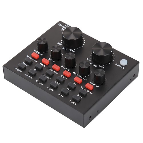 V8 Audio USB Headset Microphone Webcast Live Sound Card for Phone Computer - Afbeelding 6 van 6