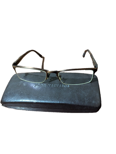 John Varvatos Classic V120 53mm Brown 53-18-135 Rectangle Eyeglass FRAMES ONLY