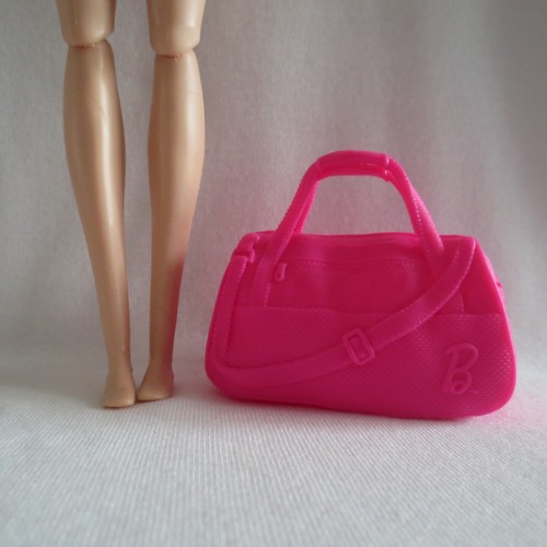 NUEVO Barbie Fitness Entrenamiento Ejercicio Muñeca Rosa Grande Bolso de Mano Deportivo Accesorio - Imagen 3 de 3