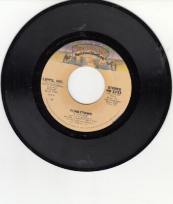 Lipps Inc Funkytown 7'' Record 45RPM 1979 Casablanca   NB 2233 Disco Styrene