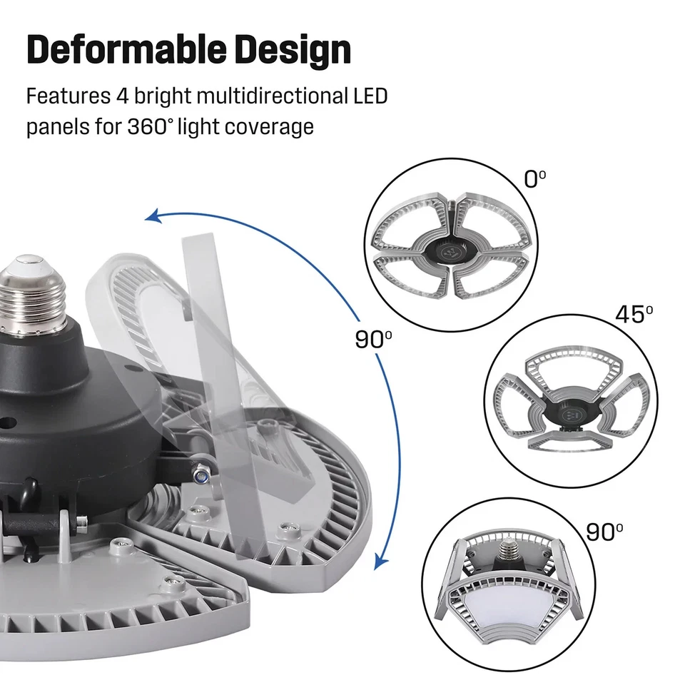 Luz LED utilitaria deformable Westinghouse 8000 lúmenes Foto 3 de 4