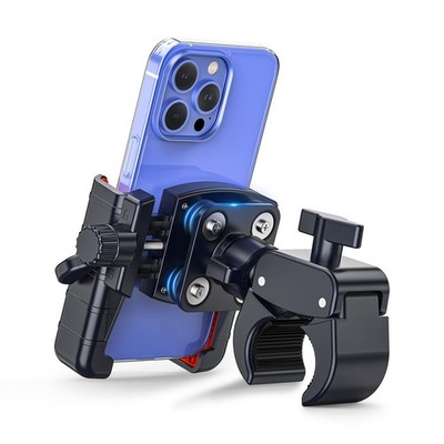 Marsrider 3rd Gen Shockproof Bike Phone Holder, Anti Vibration Extra, Black 