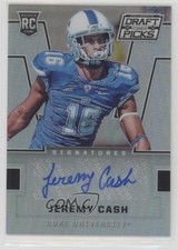 2016 Panini Prizm Collegiate Draft Picks Silver Jeremy Cash #202 Auto 0v1