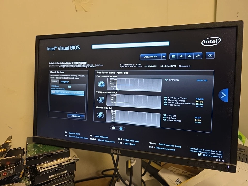  PC Intel NUC Core i5-7260U @2.20GHz,8GB RAM,120GB SSD, -BOXNUC6i5BNK-NO OS(2) - Image 3 of 4