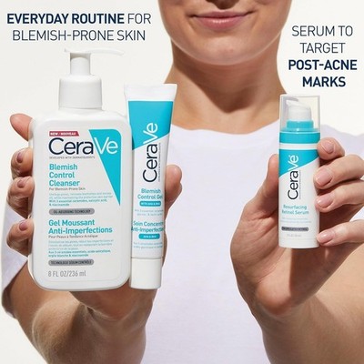 3 Stück Blemish Control Gesichtsreiniger 236 ml + Kontrollgel 40 ml + Retinol Serum 30 ml