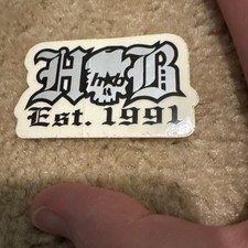Hoffman Bikes Vintage BMX Sticker Decal Black Silver