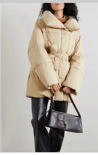 Acne Studios Giacca Cappotto Tampone Beige