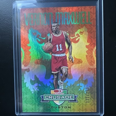 2026 Panini 90s Pop Culture Vernon Maxwell Crusade Holo Prizm C-VM Rockets /199