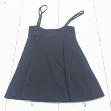 SheIn Dress Womens Small Black Fit Flare Strappy Scoop Neck Mini Skater Party