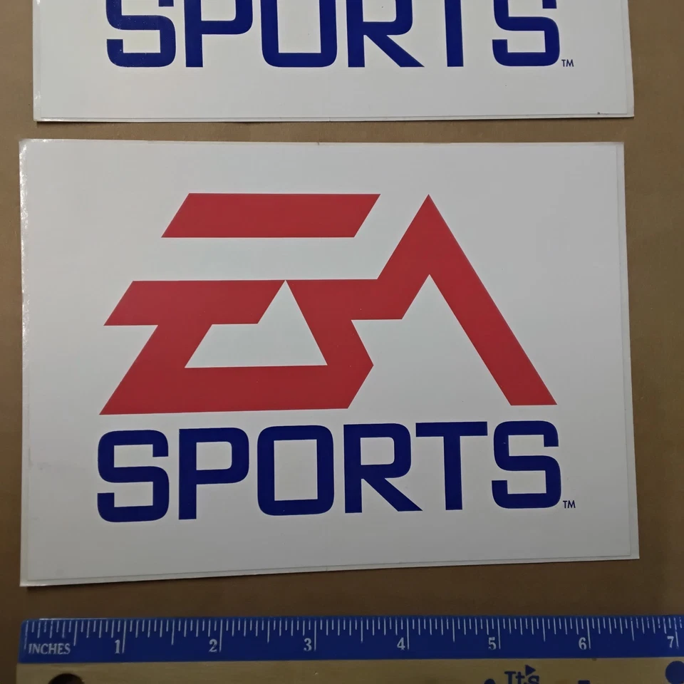 EA Sports vtg Nascar racing decal Stickers rare logo + Clevite pairs - Image 2 of 4