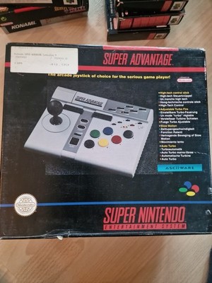 Super Nintendo Asciiware Super Advantage Joystick Controller