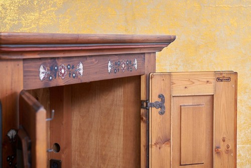 Voglauer Armario Rústico Braun Antiguo Anno 1700 Estilo Pintado a Mano Vintage - Imagen 6 de 9