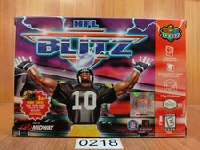 Near MINTY BOX CIB NFL Blitz complete in nintendo 64 n64 CLEAN lot NICE vgc