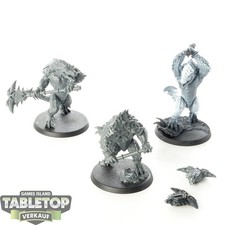 Seraphon - 3 x Kroxigor Warspawned - parzialmente dipinto