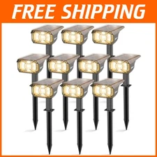 Solar Spotlight Lights, 10 Pack Outdoor Landscape Lighting