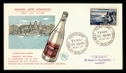 DR WHO 1957 FRANCE FDC EVIAN LES BAINS M76639