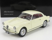 Kyosho 1/18 Alfa Romeo Giulietta Sprint Coupe 1954 White 08957W