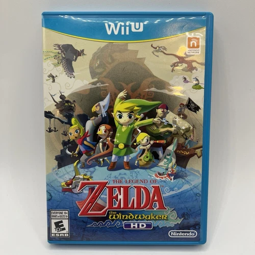 The Legend Of Zelda the Wind Waker HD Nintendo Wii U 2013 NO MANUAL Mint Disc