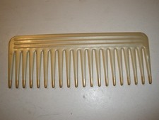 Vintage MEBCO Cream Color Large Wide Tooth Comb 6.5"x2.5" 075
