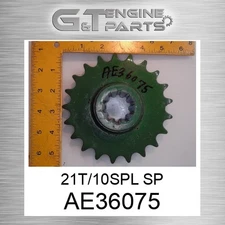 AE36075 21T/10SPL SP fits JOHN DEERE (Surplus Open Box)
