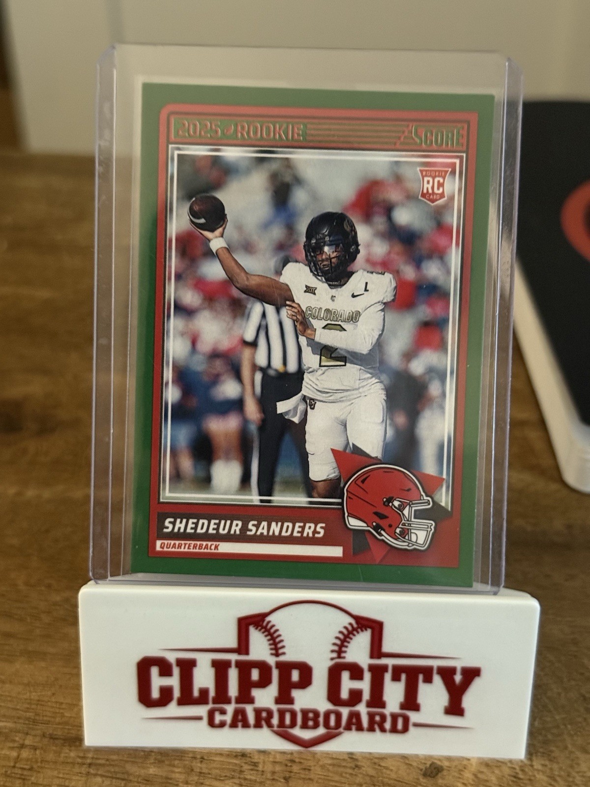 2025 Score - Rookies Shedeur Sanders #15 Green (RC)