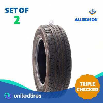 Set of (2) Used 225/65R17 Kelly Edge A/S 102H - 7/32