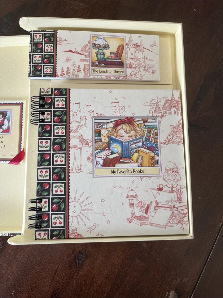 MARY ENGELBREIT "FOR THE LOVE OF BOOKS" GIFT SET: JOURNAL OF FAVORITES, BOOKMARK - Image 4 of 4