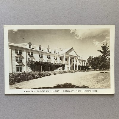 Eastern Slope Inn North Conway New Hampshire NH Exterior RPPC 1947 Postcard