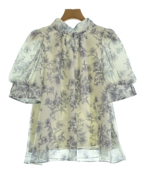 SNIDEL Blouses WhitexBlue gray(Patterned) ONE 220… - image 1