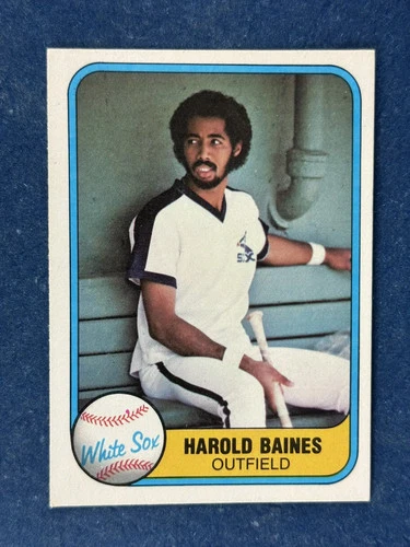 1981 Fleer #346 Harold Baines White Sox RC NM
