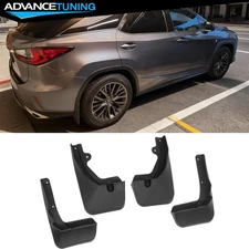 For 20-22 Lexus RX350 RX450h Front & Rear Mud Flaps Splash Guards MudGuards PP