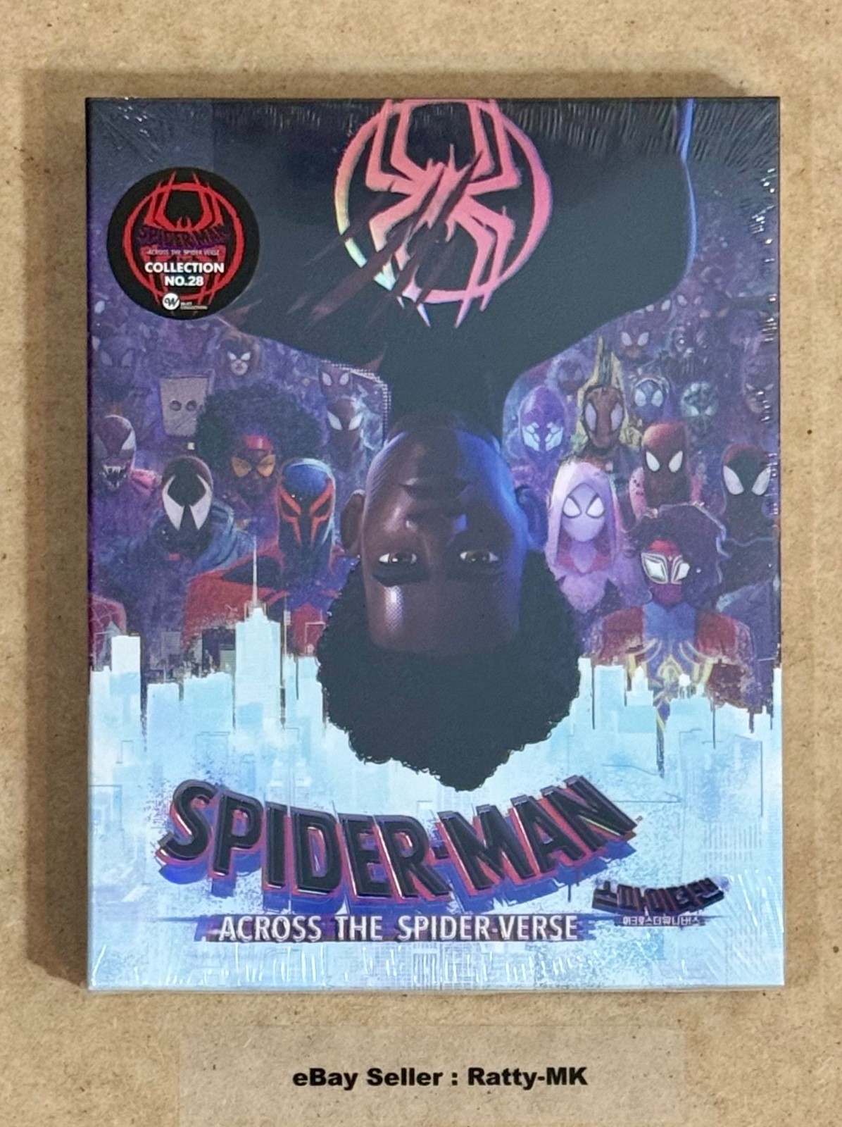 SPIDER-MAN ACROSS THE SPIDER-VERSE - WEET 4K + BLU RAY STEELBOOK - NEW (ED.A2)