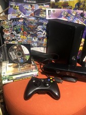 XBOX 360S Bundle - 4 Games - 1 Controller - Kinect - All Tested Working