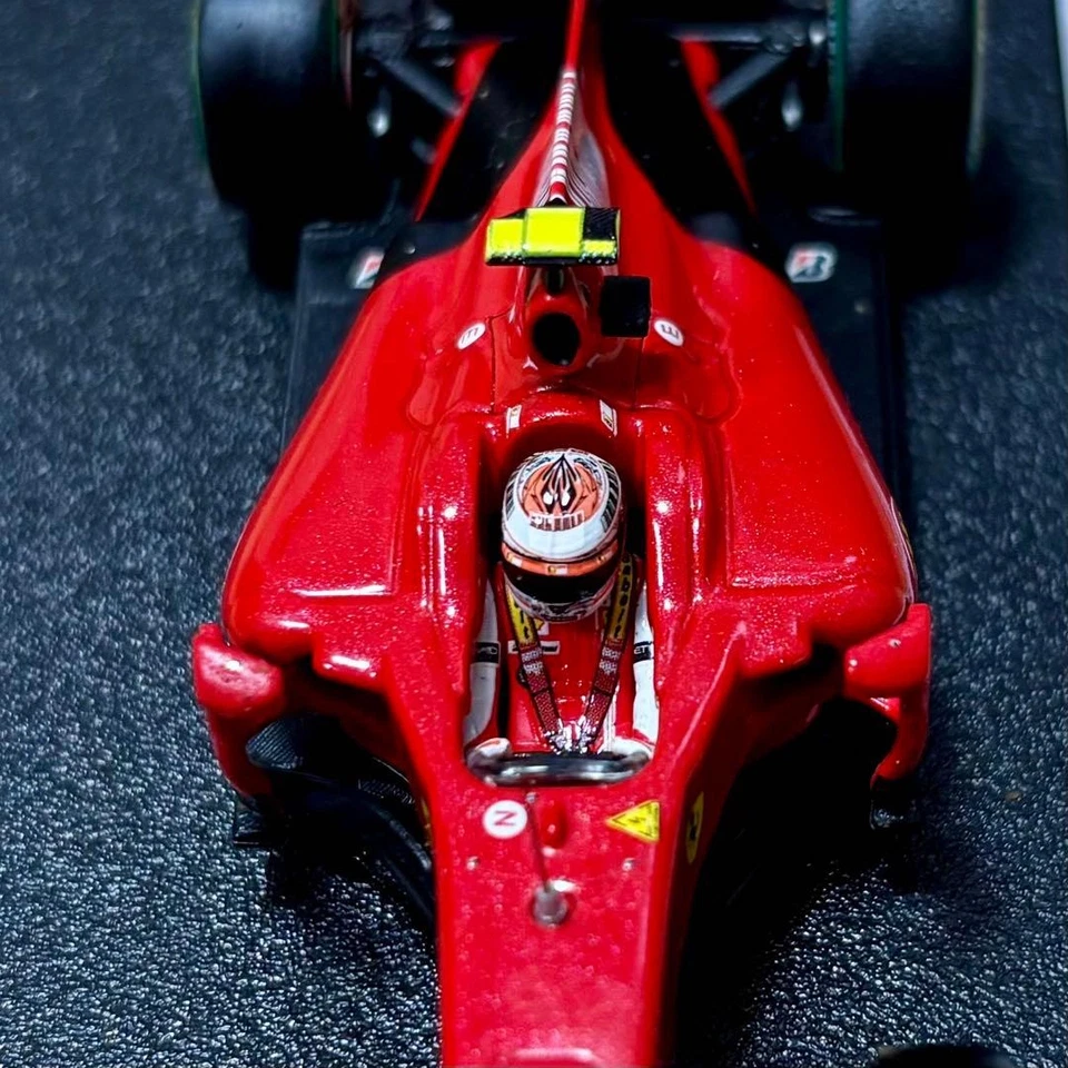 Modellino auto Mattel 1/43 Ferrari F60 K. Raikkonen codice a barre vintage... - Immagine 3 di 4