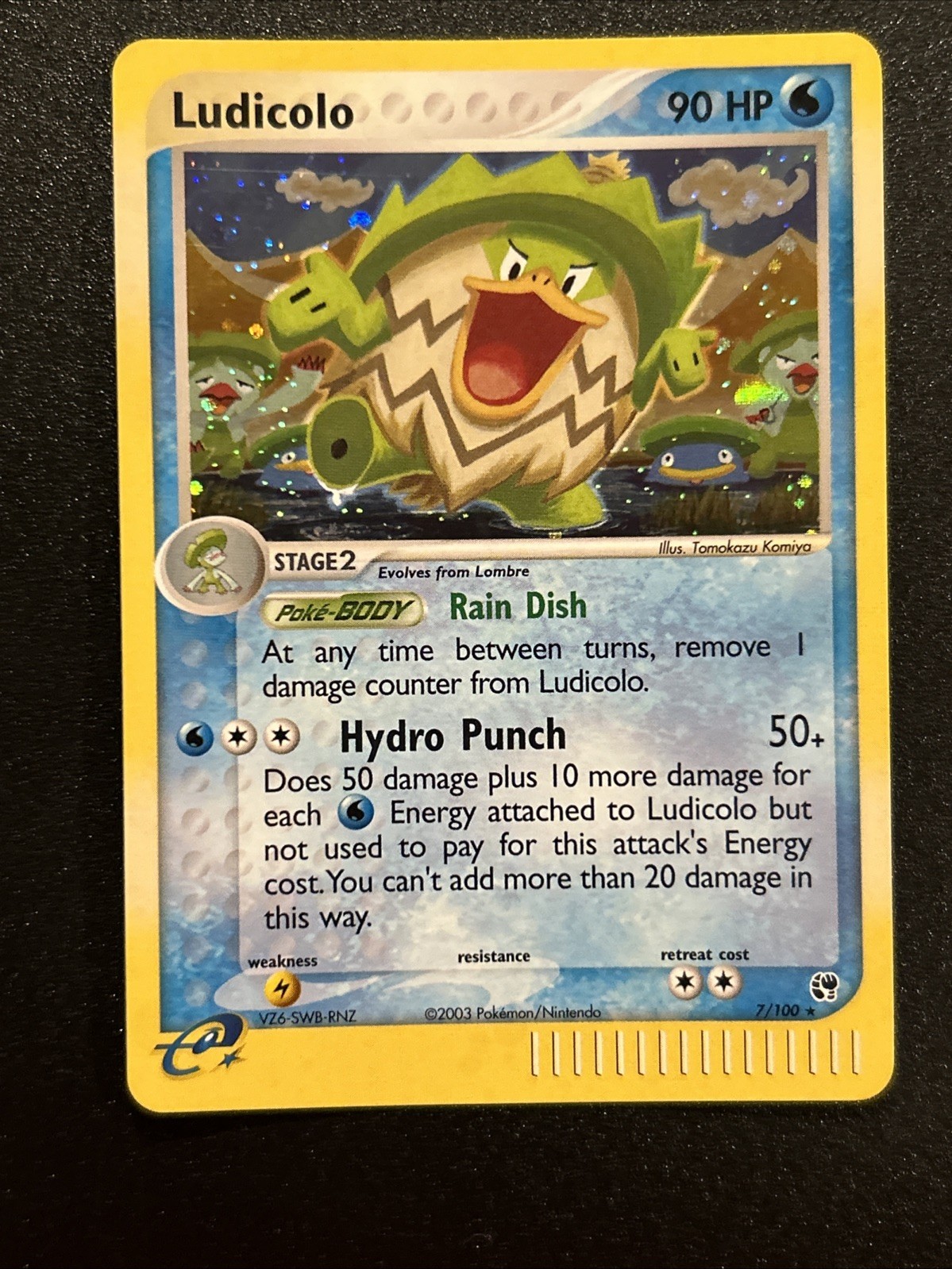 [Pokemon TCG] Ludicolo 7/100 (Sandstorm) [Holo] Excellent/NM !