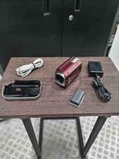 Victor GZ-MG330-R Digital Video Camera w/ Battery Stand Charger PC Cable Used