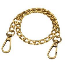 Purse Chain Strap, Metal Chain Strap Replacement for Handbag 16 Inch Gold